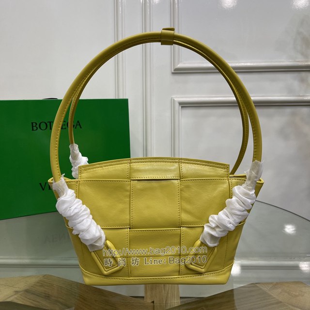 Bottega veneta高端女包 96009s小號 寶緹嘉新款Arco33油蠟皮手提包 BV經典款小牛皮arco女包  gxz1322